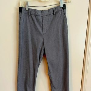 UNIQLO Houndstooth 2 way stretch trousers ankle pants